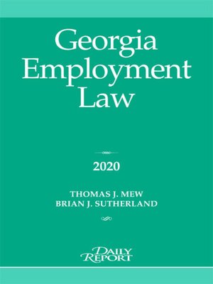 cover image of Georgia Employment Law